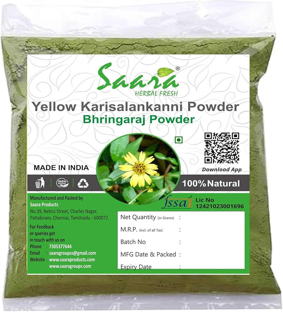 Karisalankanni Podi (கரிசலாங்கண்ணி பொடி)