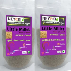 NEYOKI Little Millet 1kg / Samai / Kutki / Samalu / Saame / Chama / Sama / save Little Millet  (1 kg)